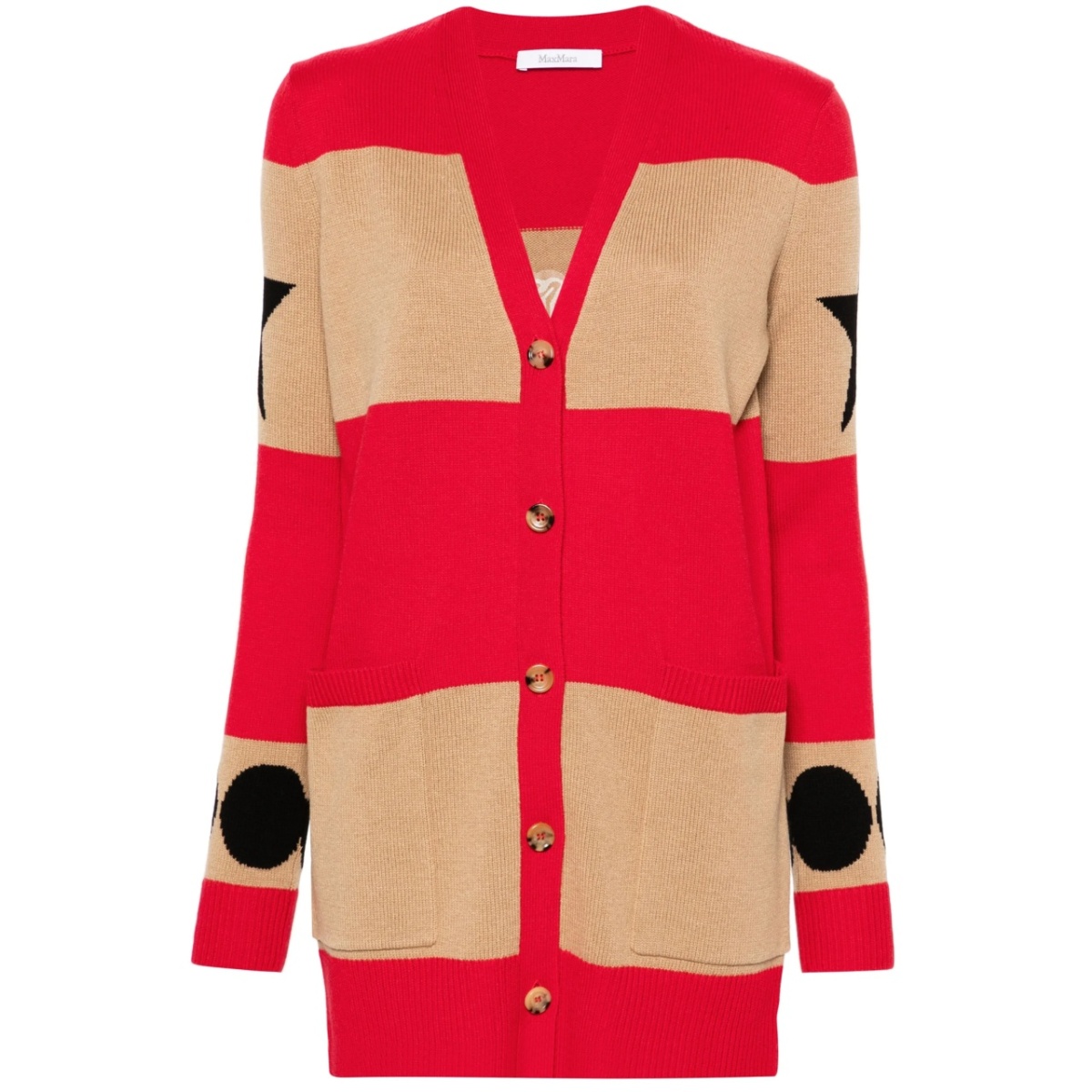 Valido 1951-motif striped cardigan