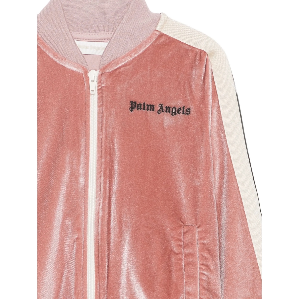 velvet stripe-detail jacket - Img 3