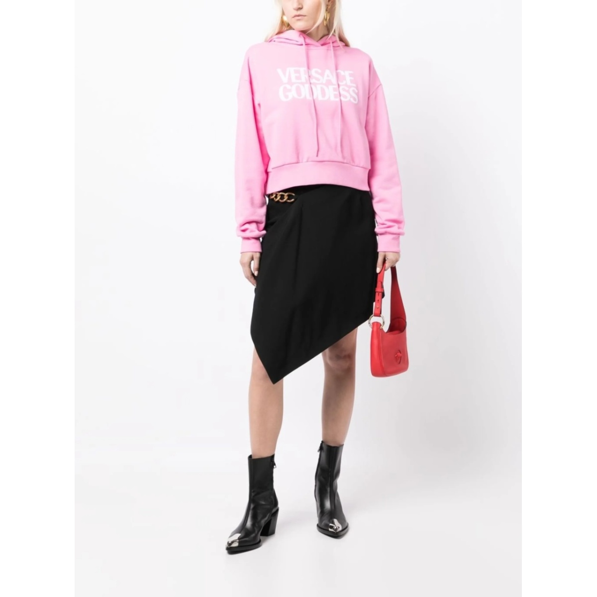Versace Goddess logo hoodie - Img 2