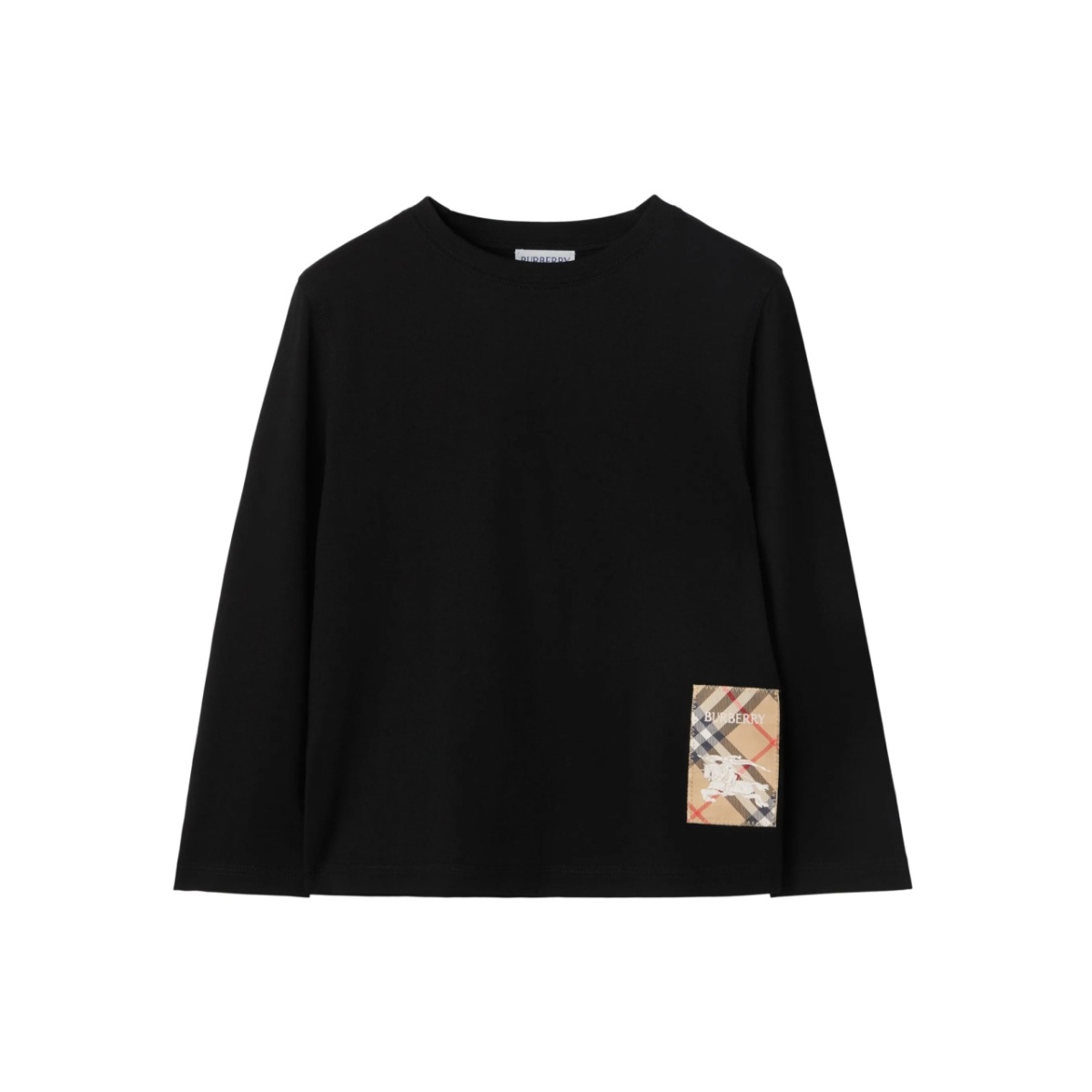 Vintage Check-patch T-shirt