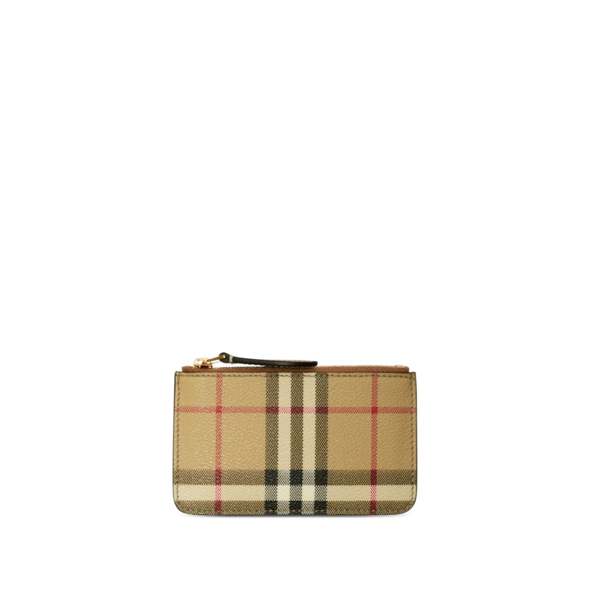 Vintage-Check print coin purse