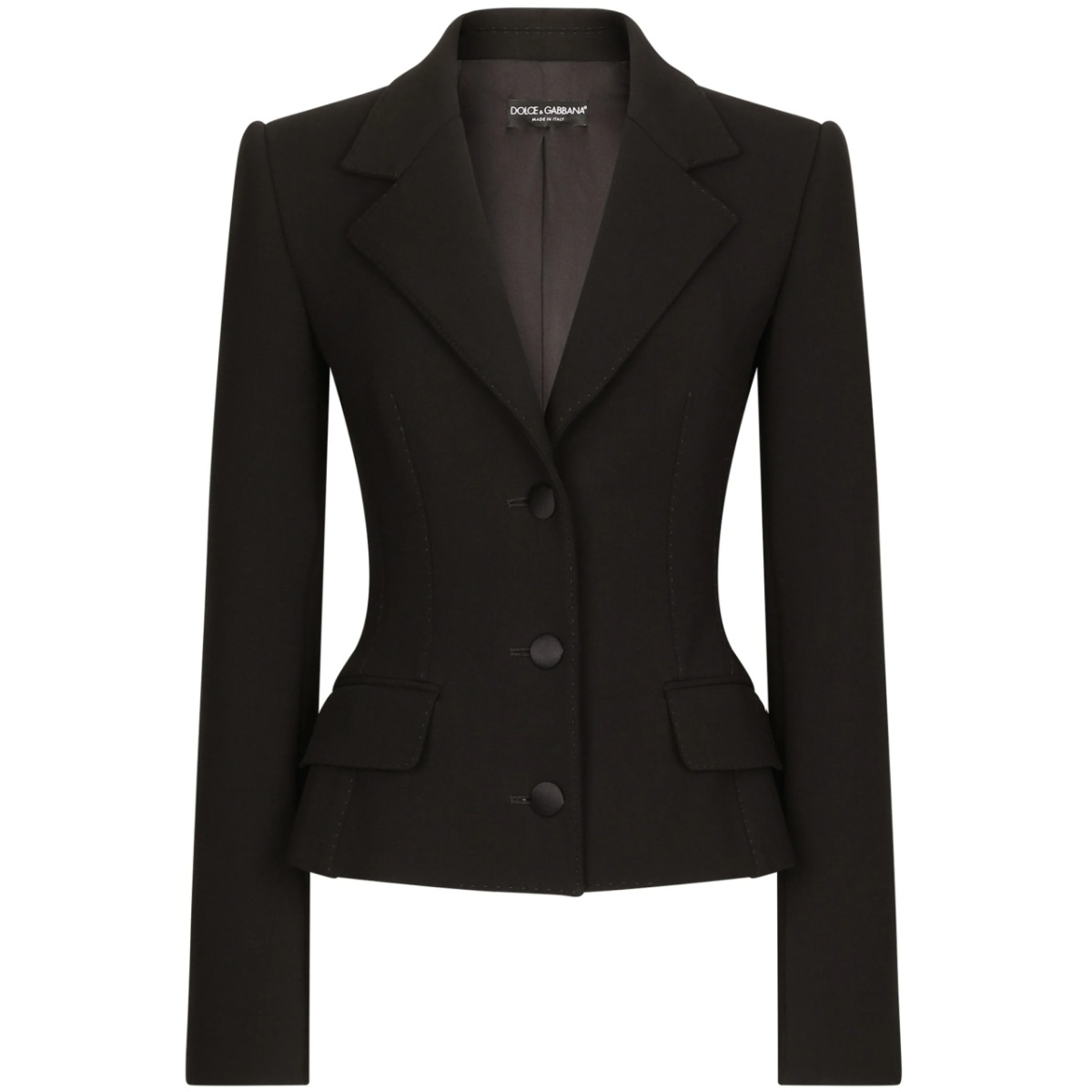 virgin wool-blend blazer