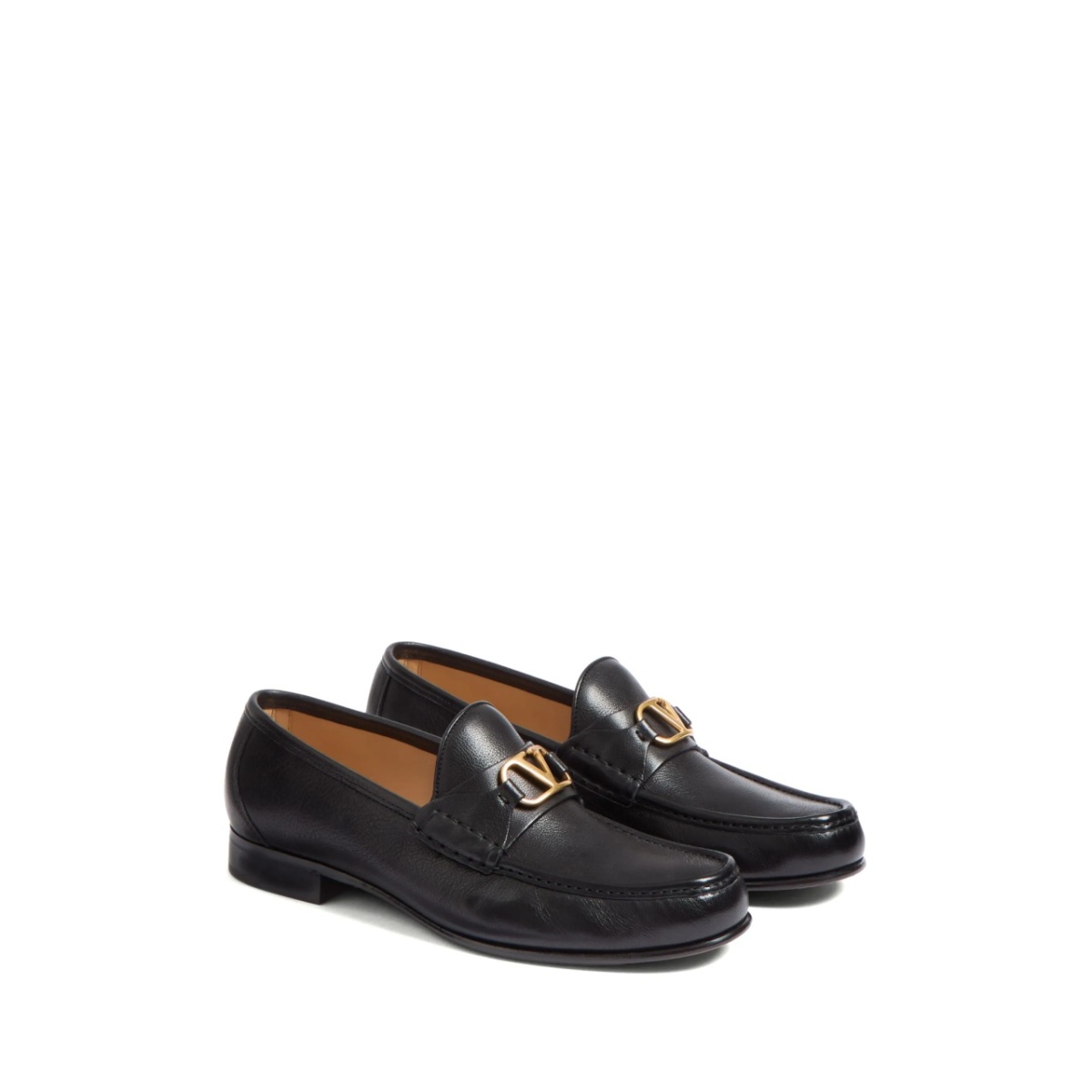 VLogo Signature leather loafers - Img 2