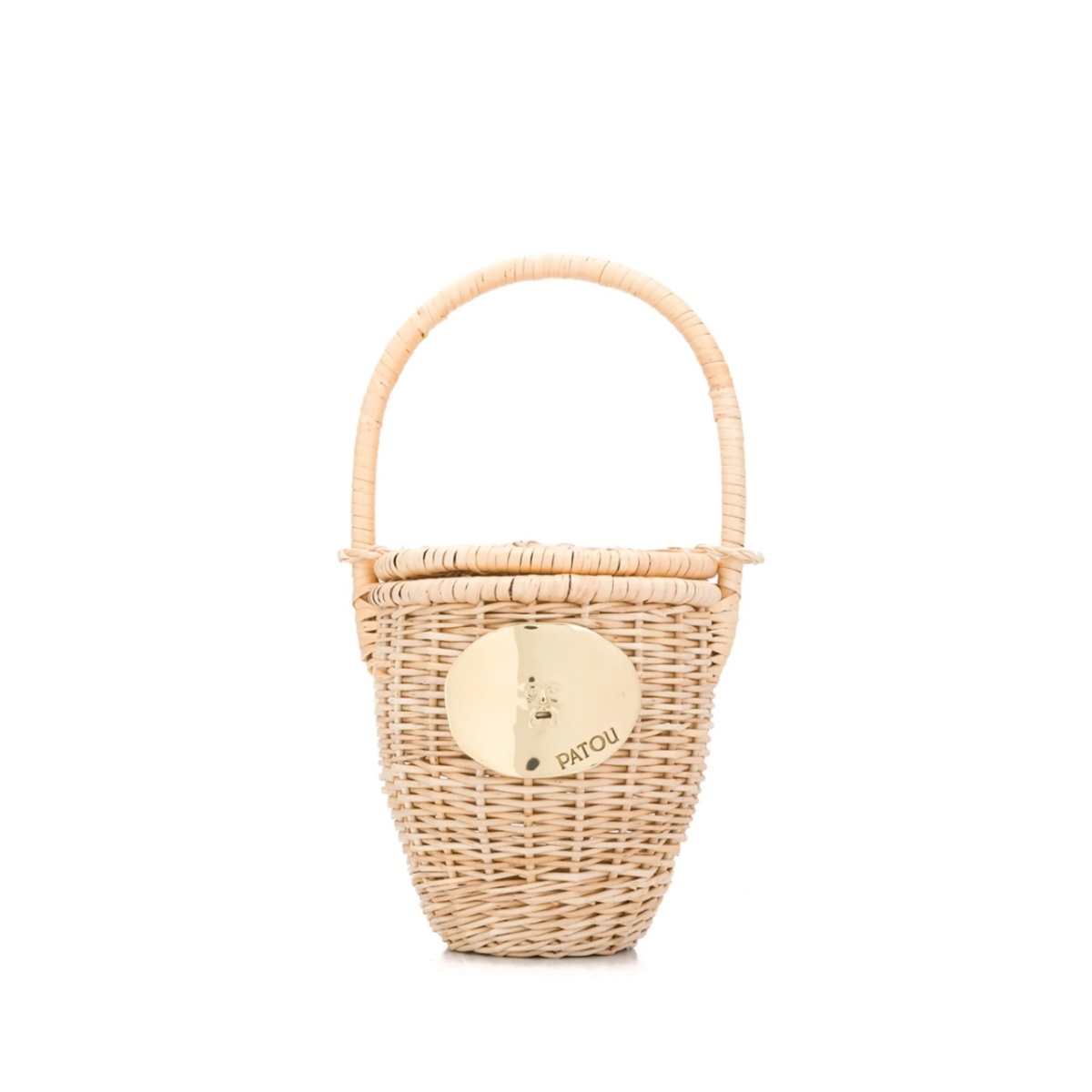 wicker bucket bag