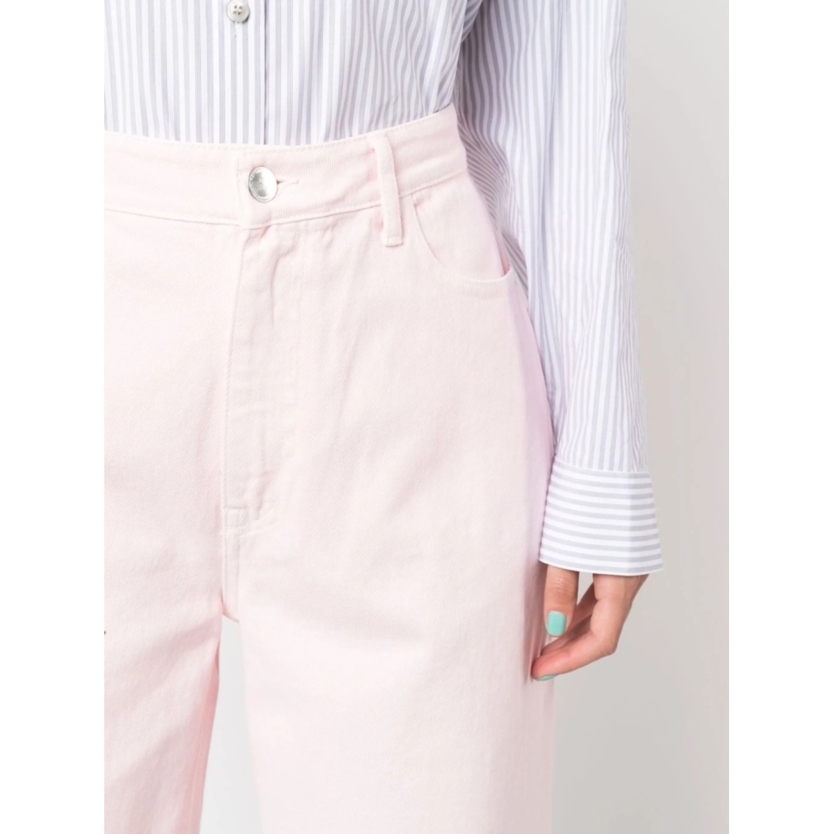 wide-leg denim jeans - Img 5