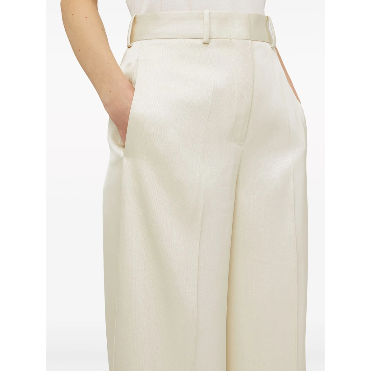 wide-leg tailored trousers - Img 5