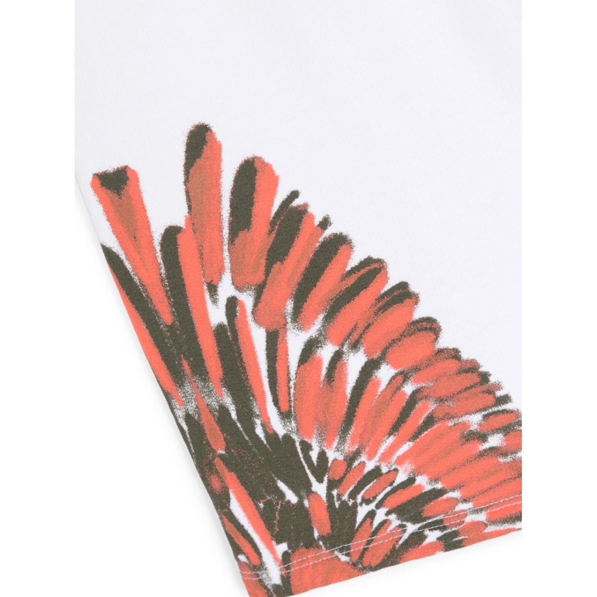 Wings-print cotton track shorts - Img 3