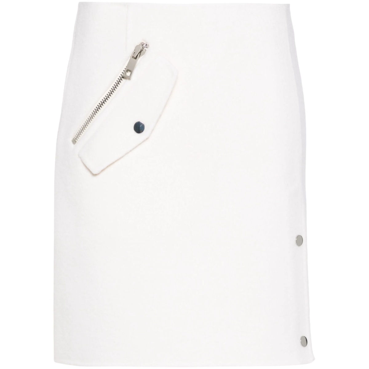 wool midi skirt