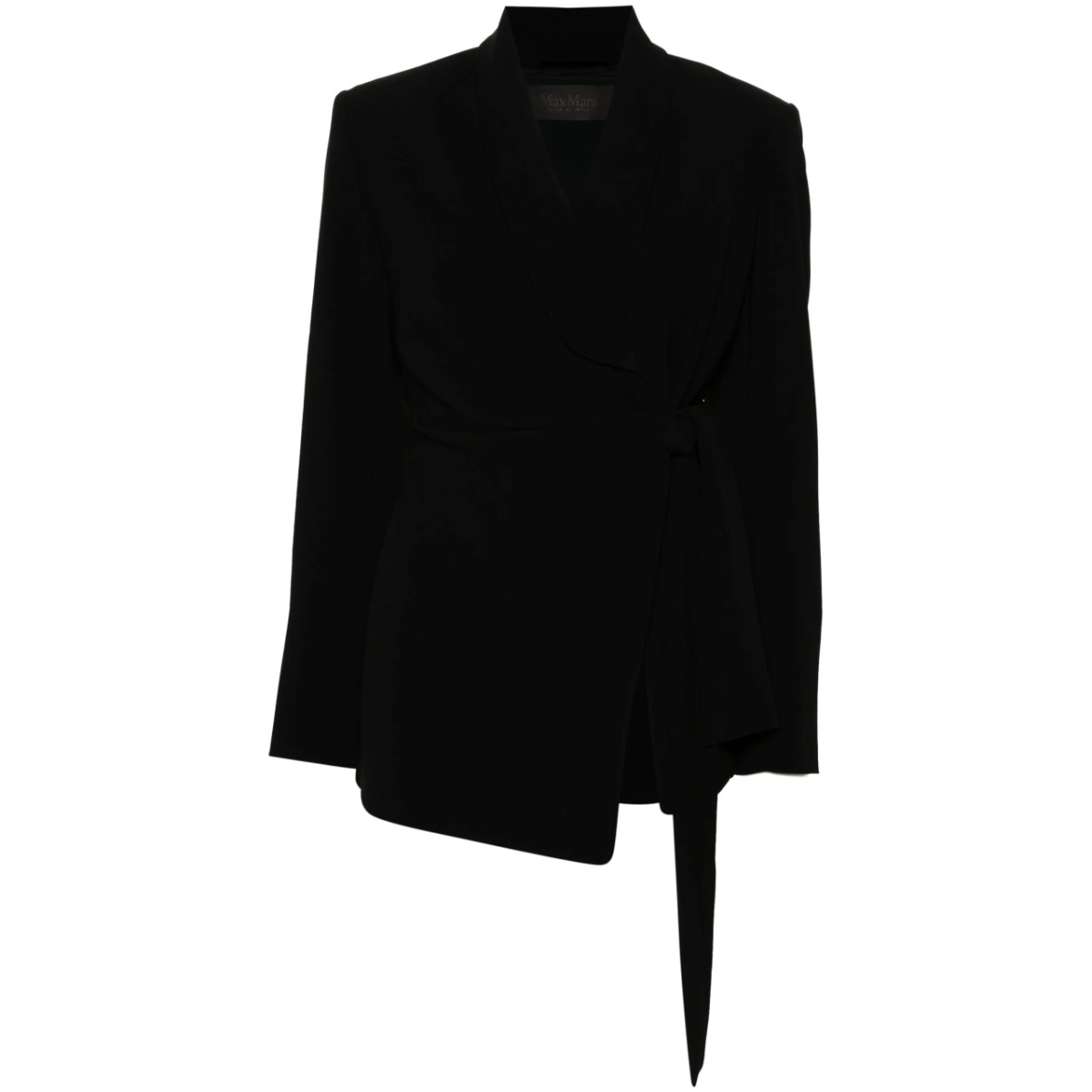 wrap-design blazer