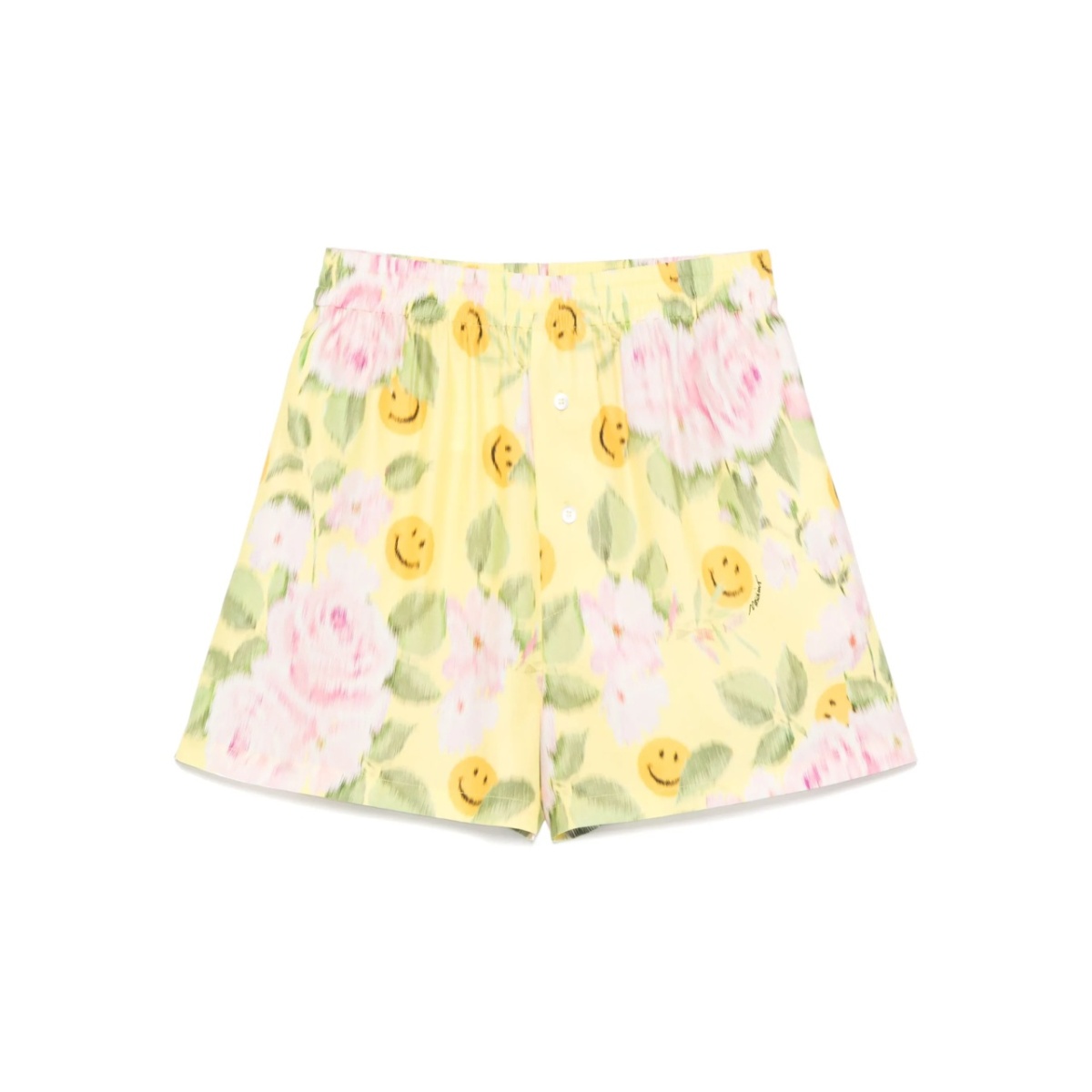 x Smiley floral-print shorts