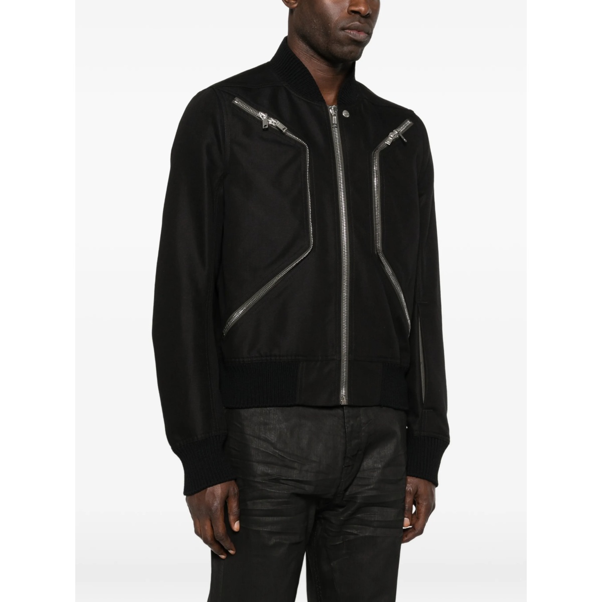 zip-fastening bomber jacket - Img 3