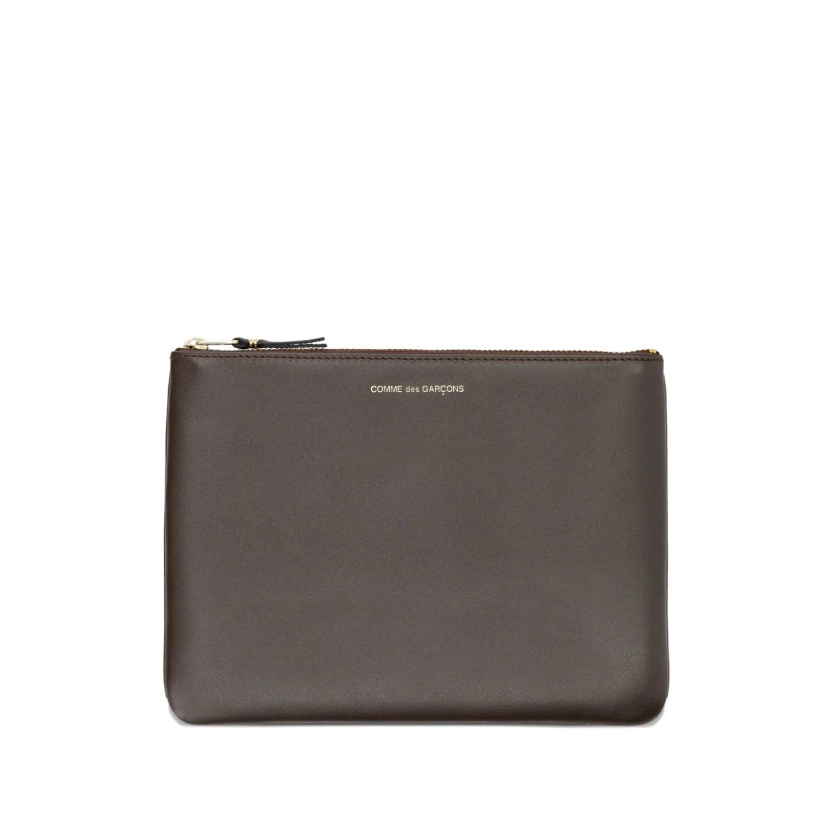 zip-top leather wallet