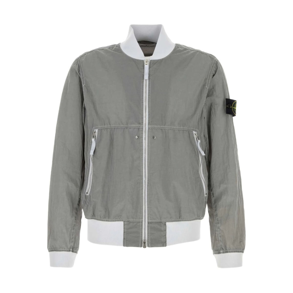 zip-up bomber jacket