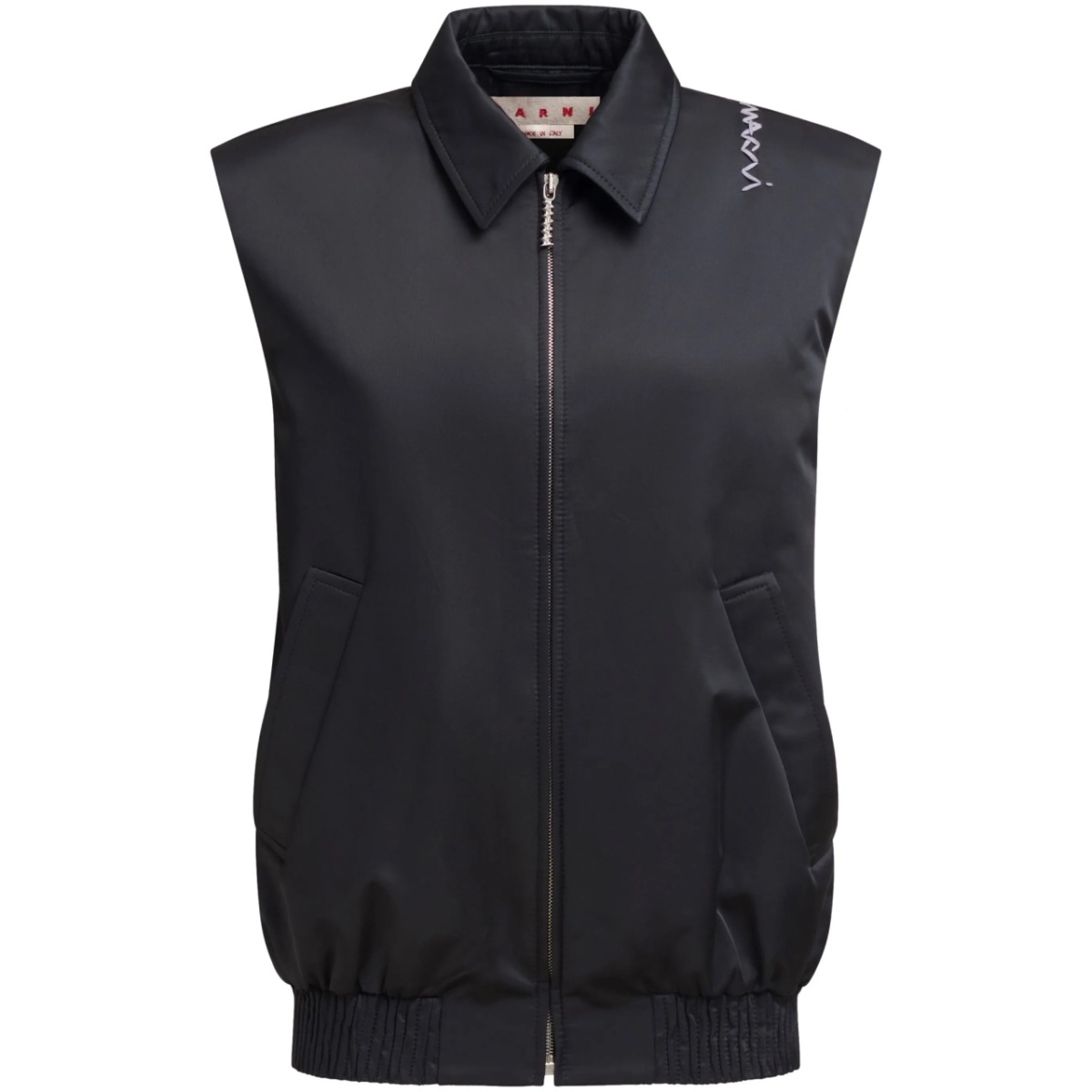 zip-up waistcoat