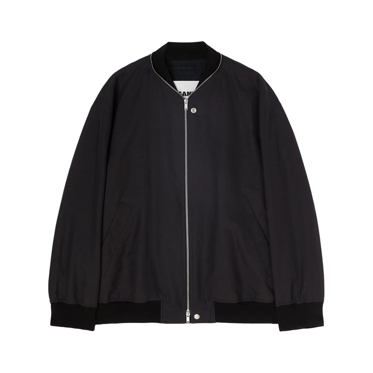 zipped bomber jacket