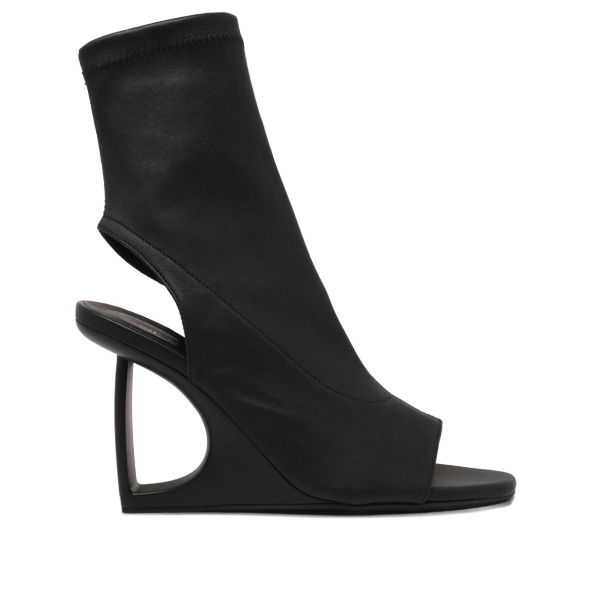 100mm open-toe boots