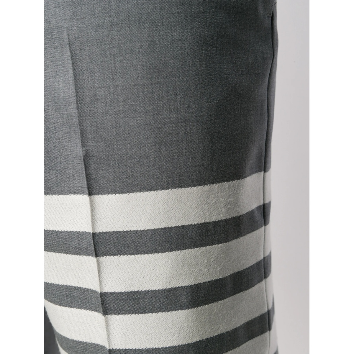 4-Bar plain weave suiting trousers - Img 5