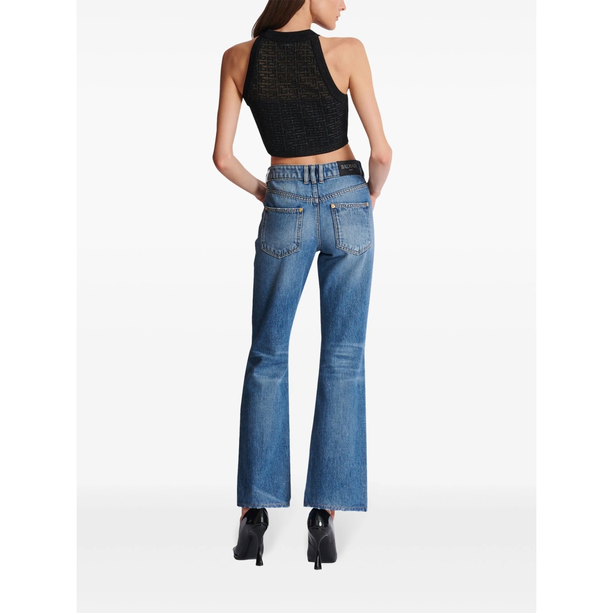 4G halterneck knit top - Img 4