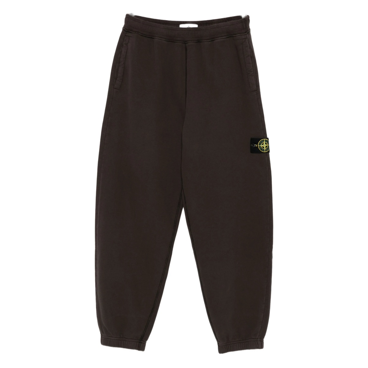 6200004 logo-patch cuffed trousers