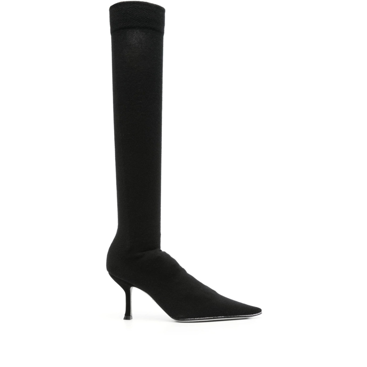 70mm crystal-embellished knitted boots