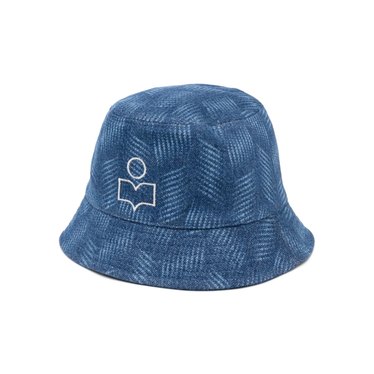 abstract-print bucket hat