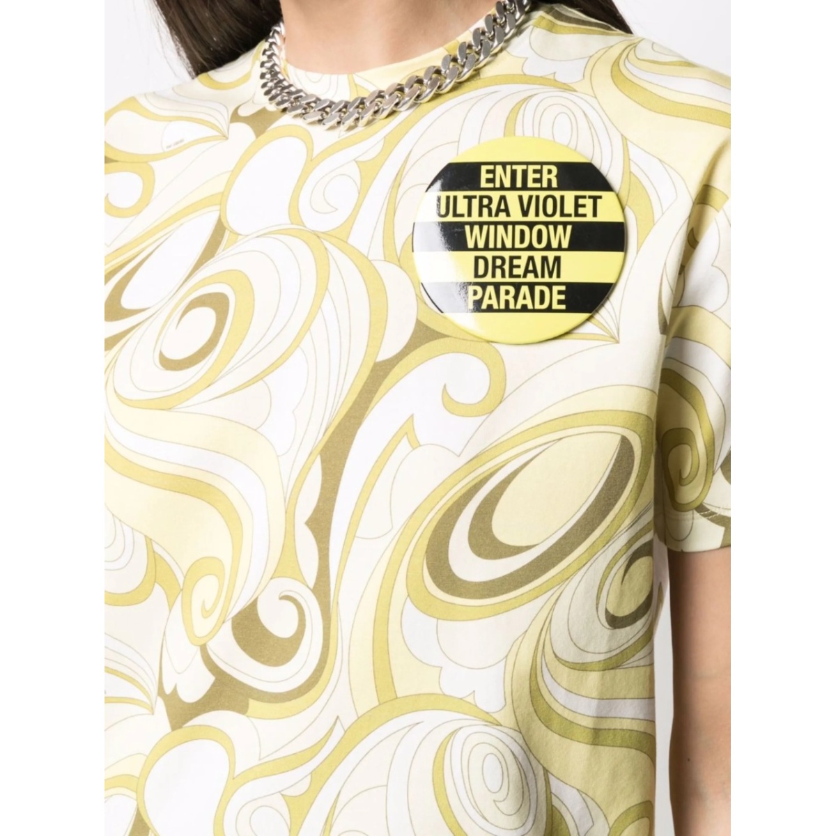 abstract-print T-shirt - Img 5