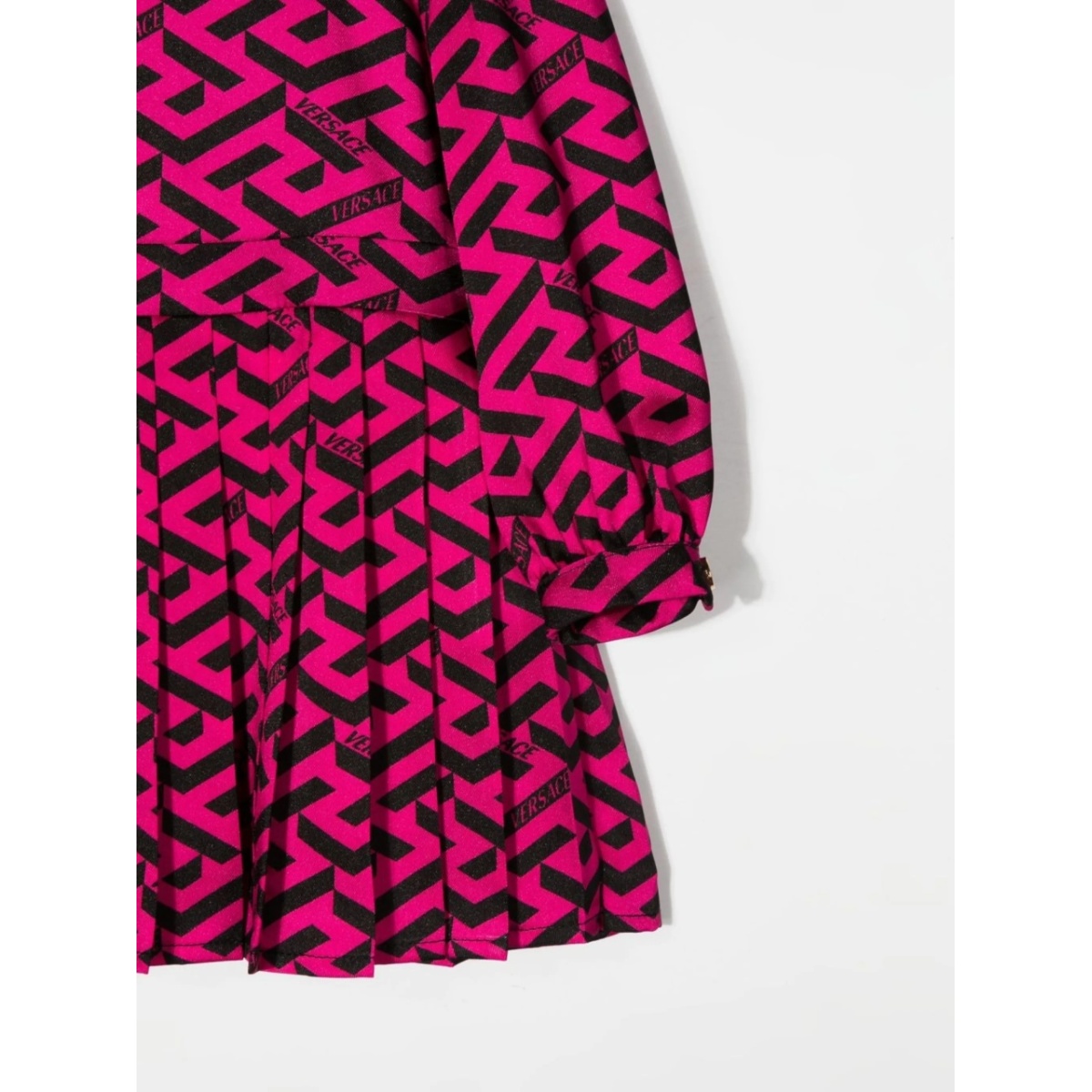 all-over monogram-pattern print dress - Img 3