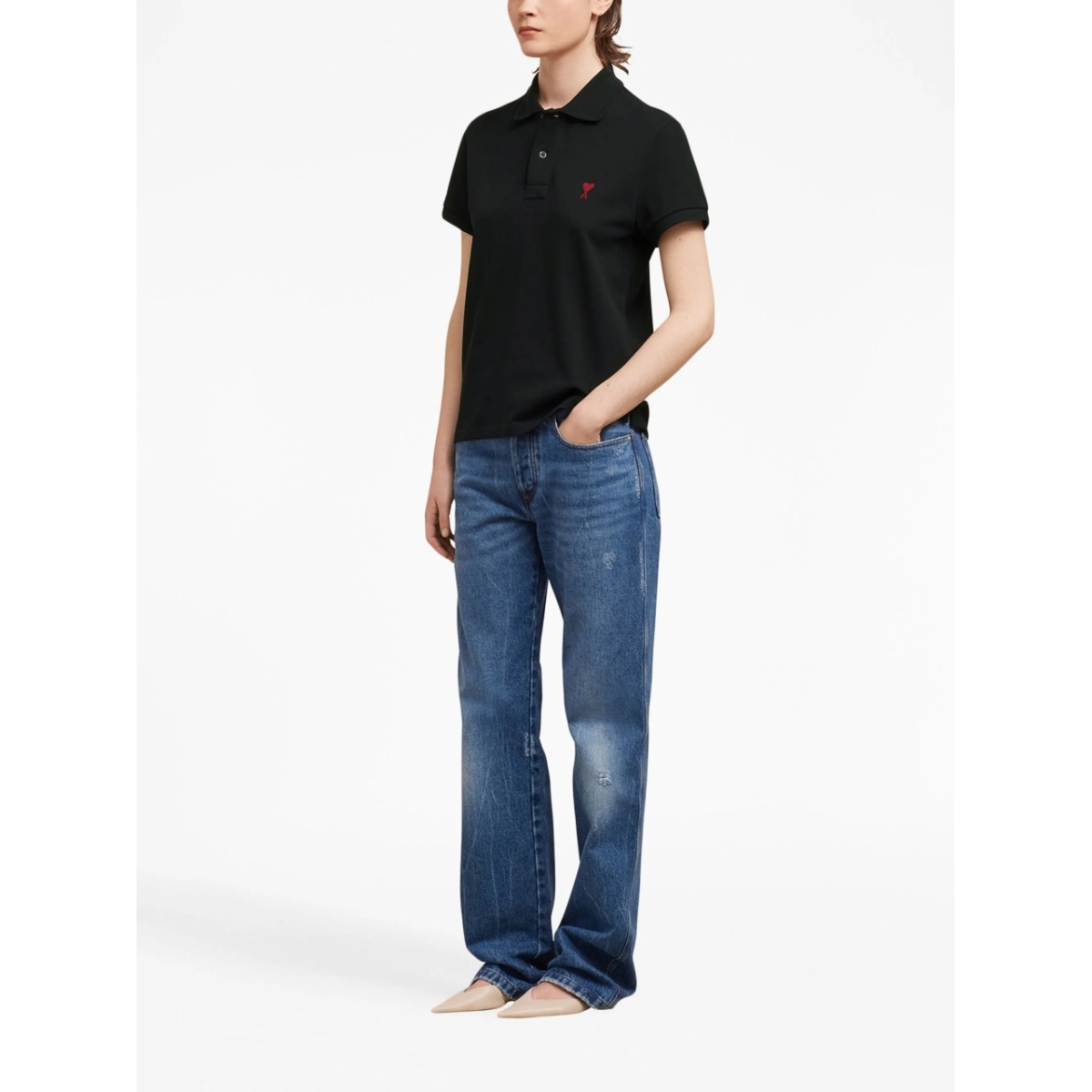 Ami De Coeur organic-cotton polo shirt - Img 3