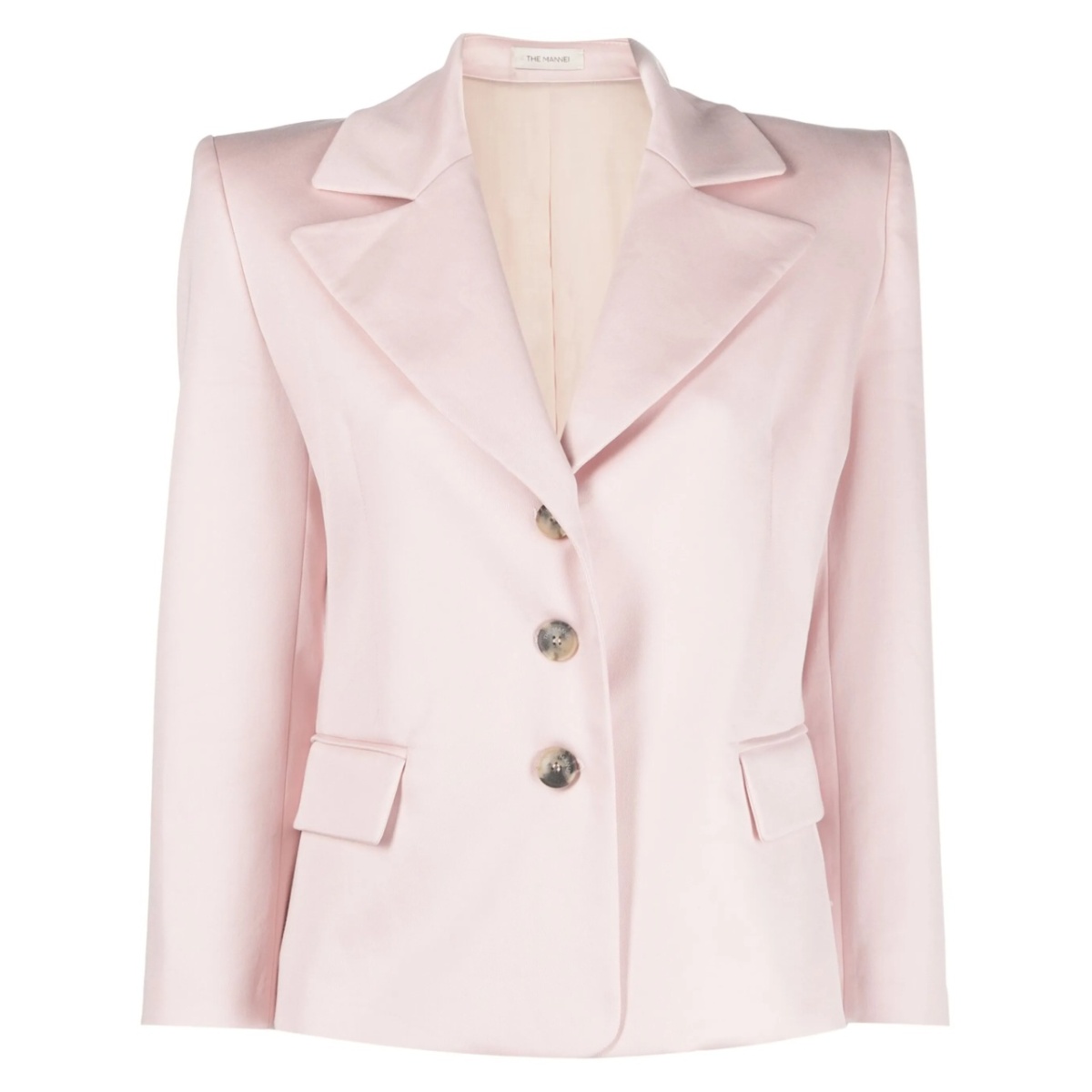 Arda single-breasted cotton blazer