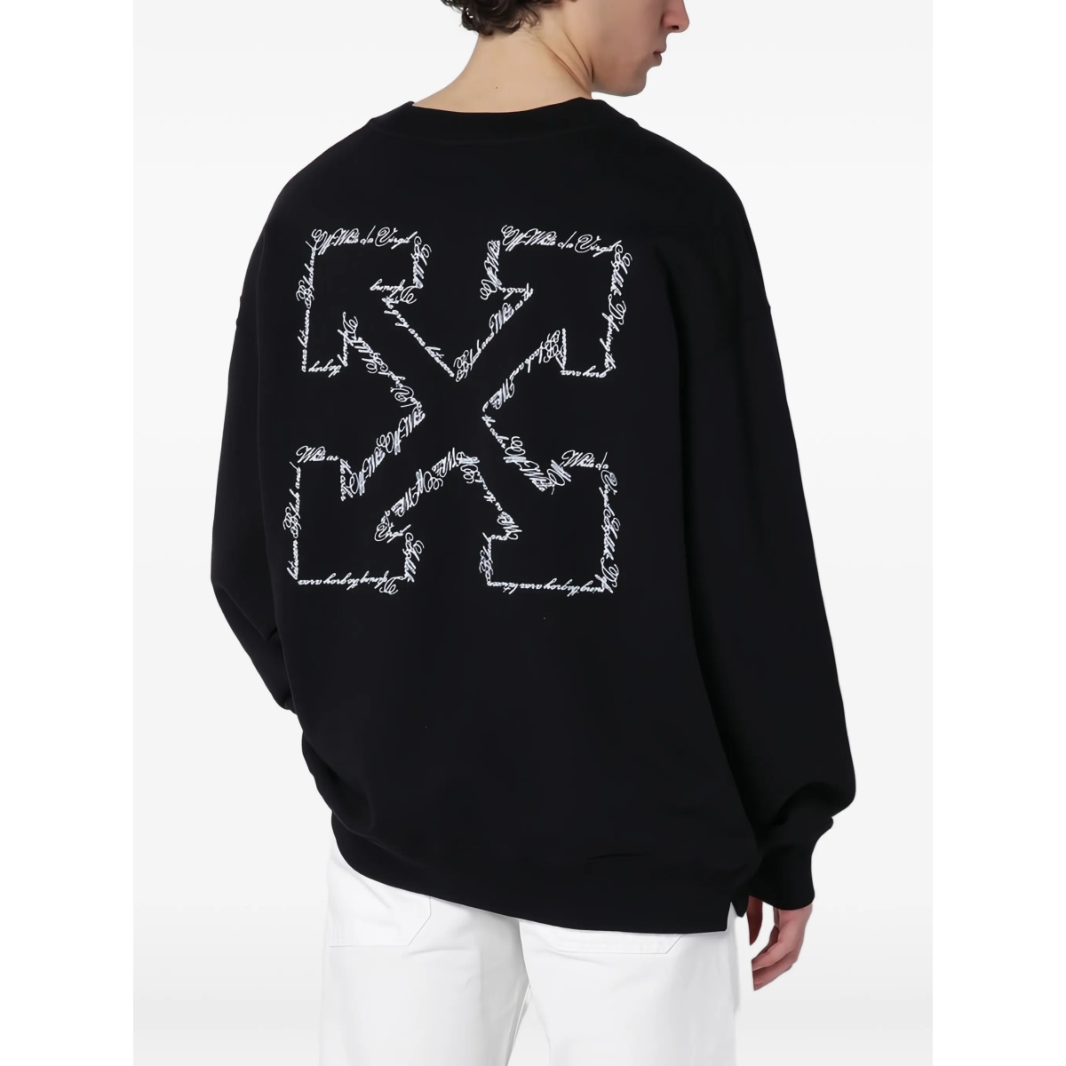Arrow-print crew-neck sweatshirt - Img 4