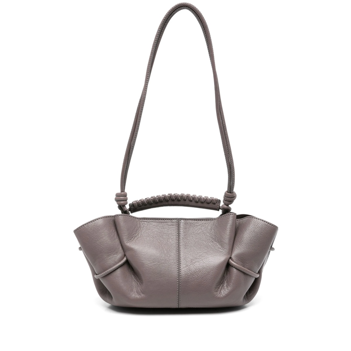 Arta braided-handle shoulder bag
