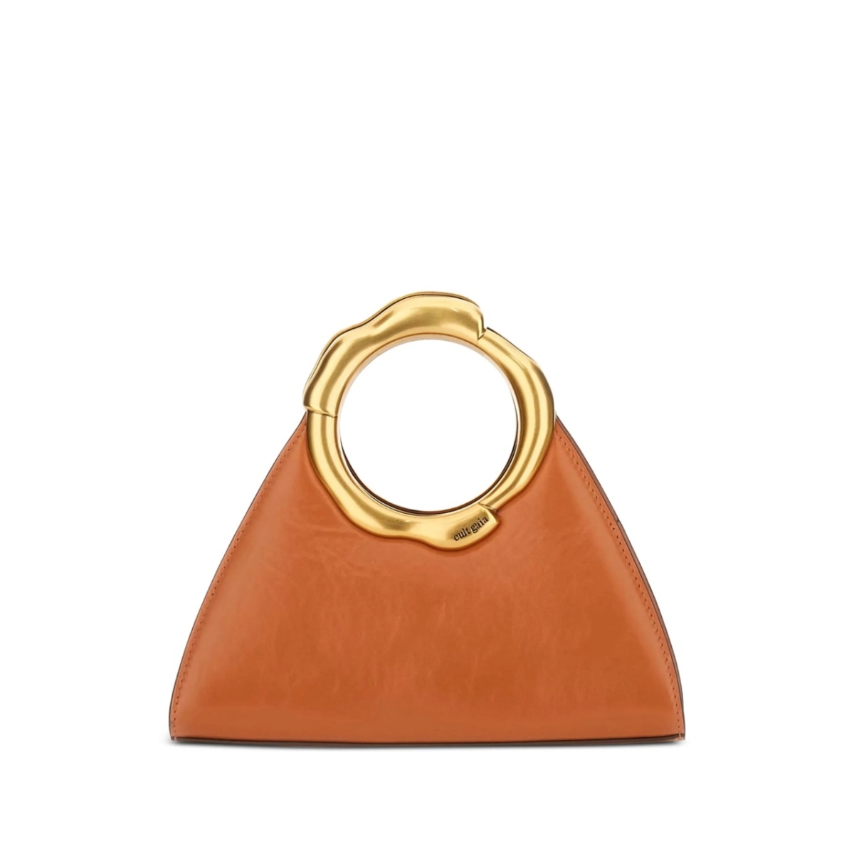 Asa ring handle triangular tote bag