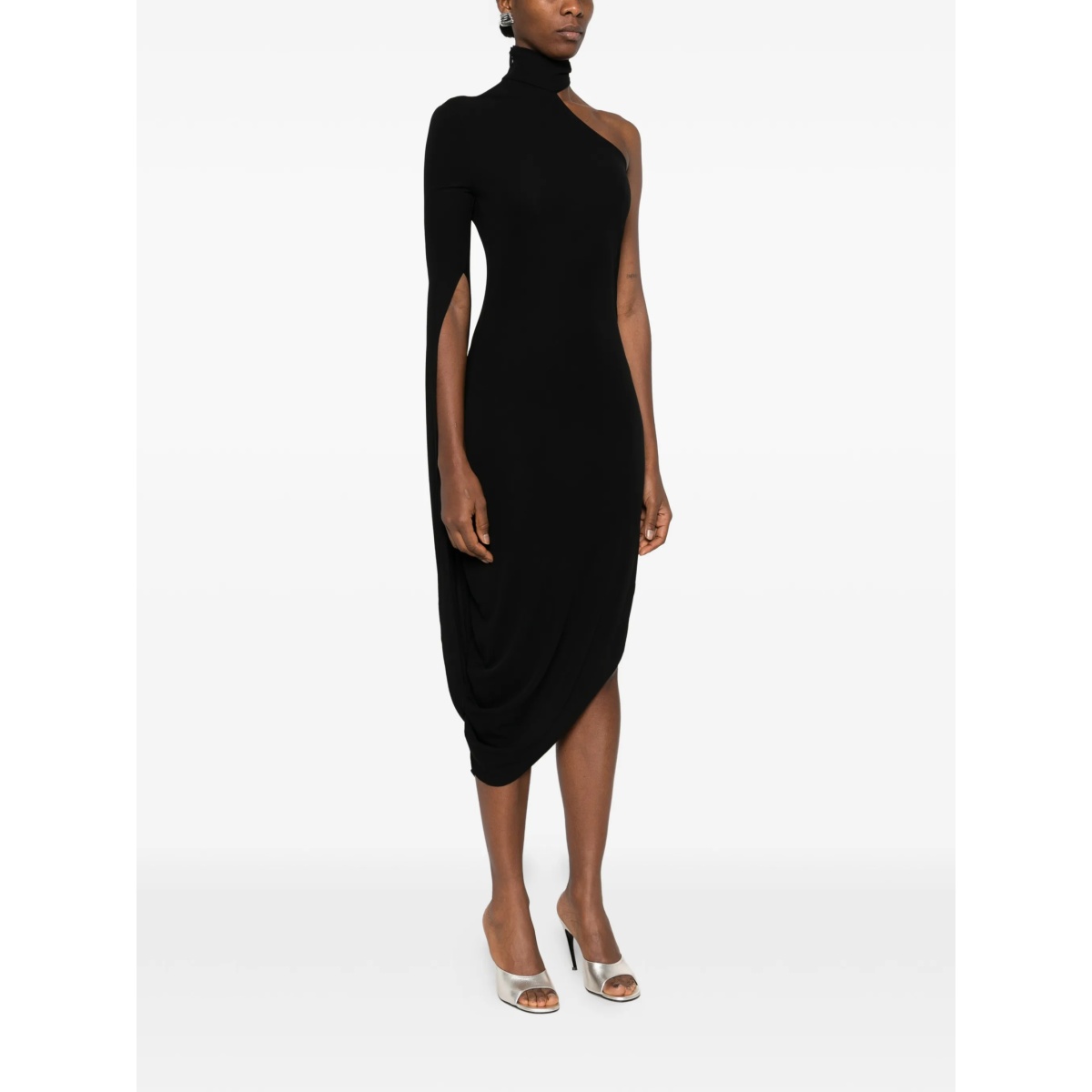 asymmetric midi dress - Img 3
