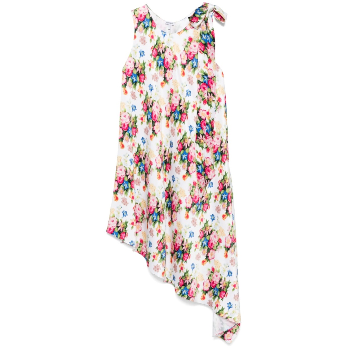 asymmetric midi dress