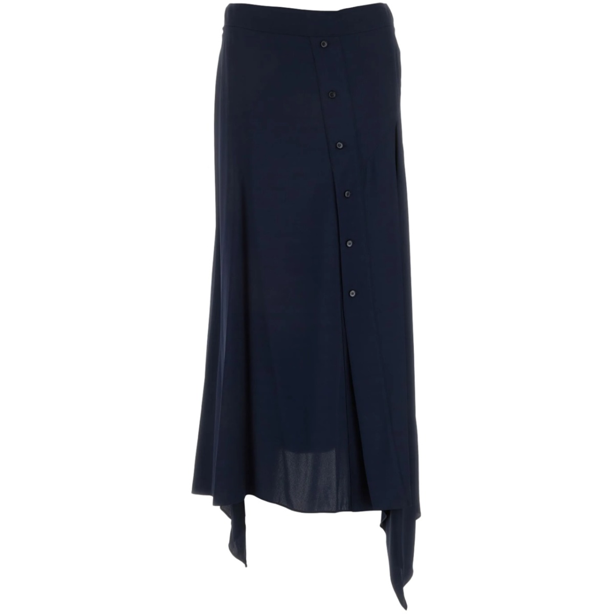 asymmetric stretch-design skirt