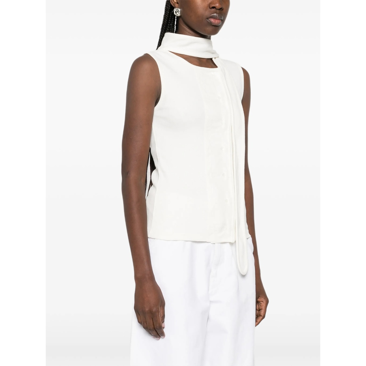 asymmetrical fitted top - Img 3