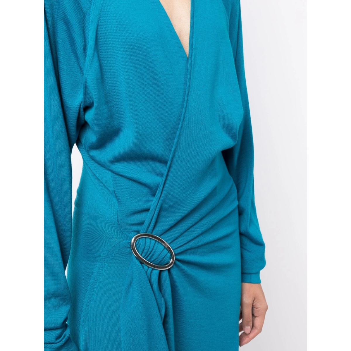 Atwell wool midi wrap dress - Img 5