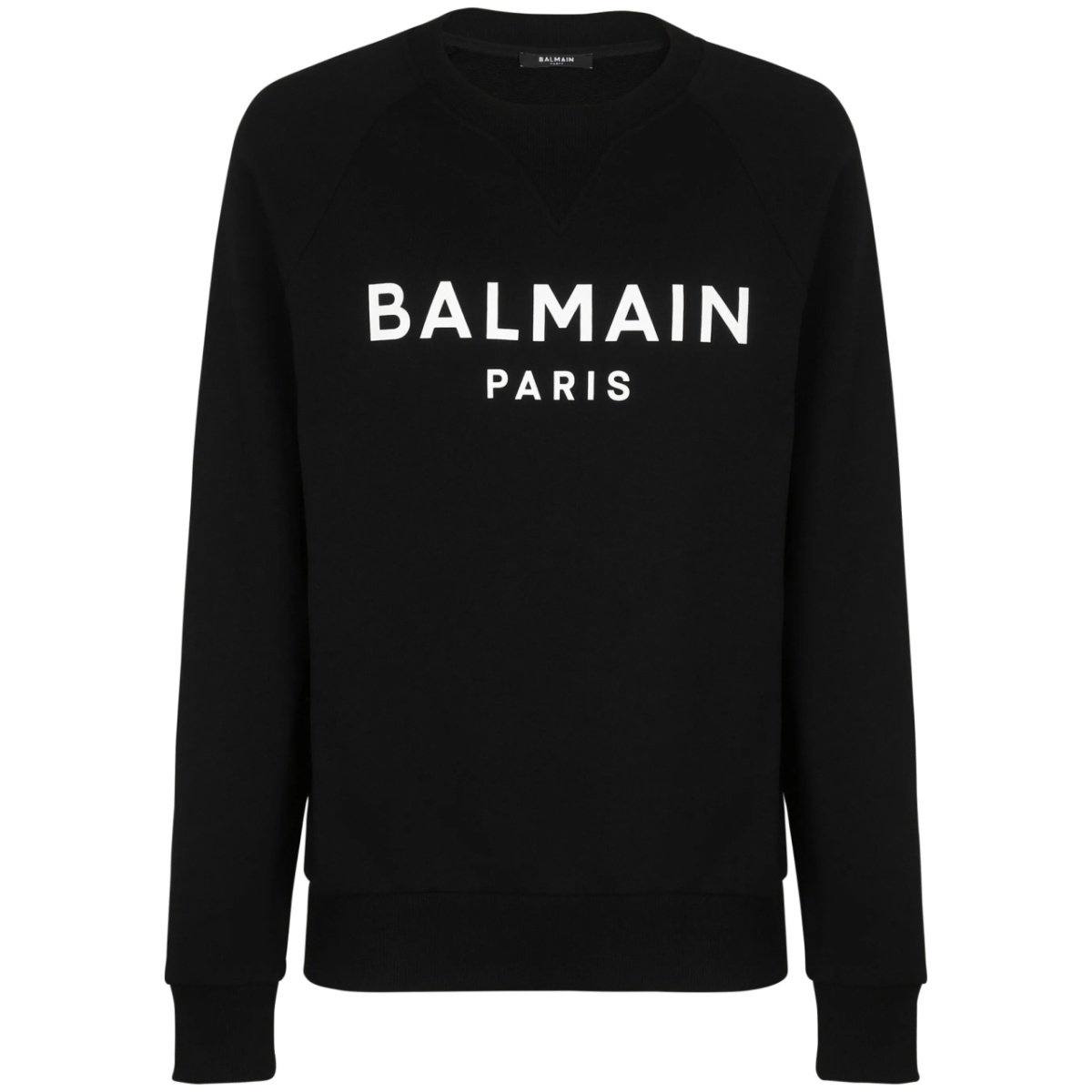 Balmain Paris logo-print cotton sweatshirt