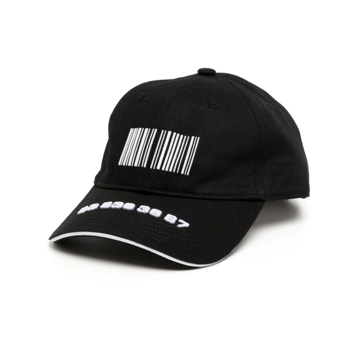 barcode-print baseball cap