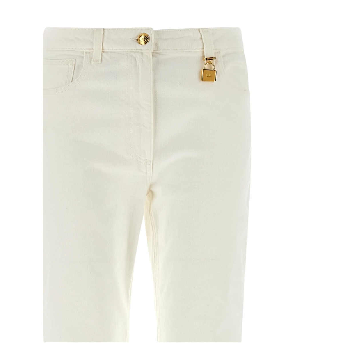 belt-loop padlock-detail trousers - Img 3