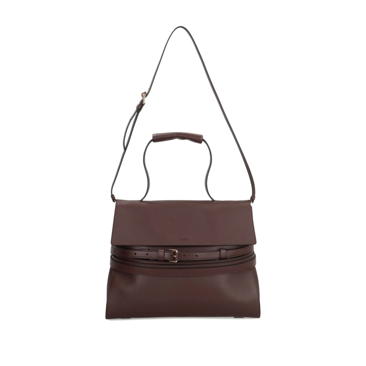 belted top-handle tote bag - Img 4