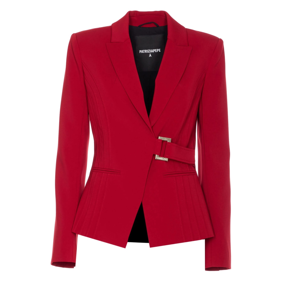 belted-waist blazer