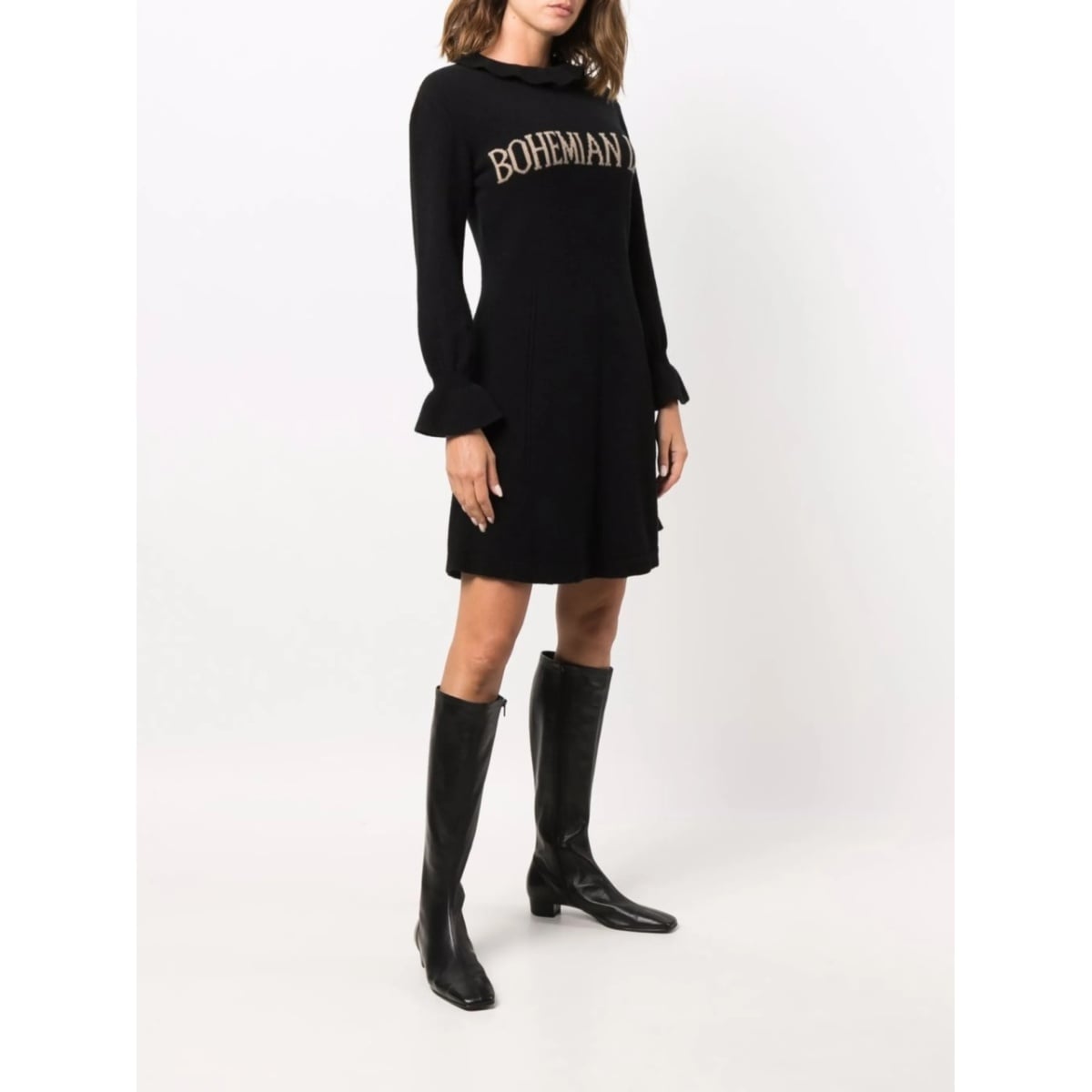 Bohemian Life intarsia-knit dress - Img 3