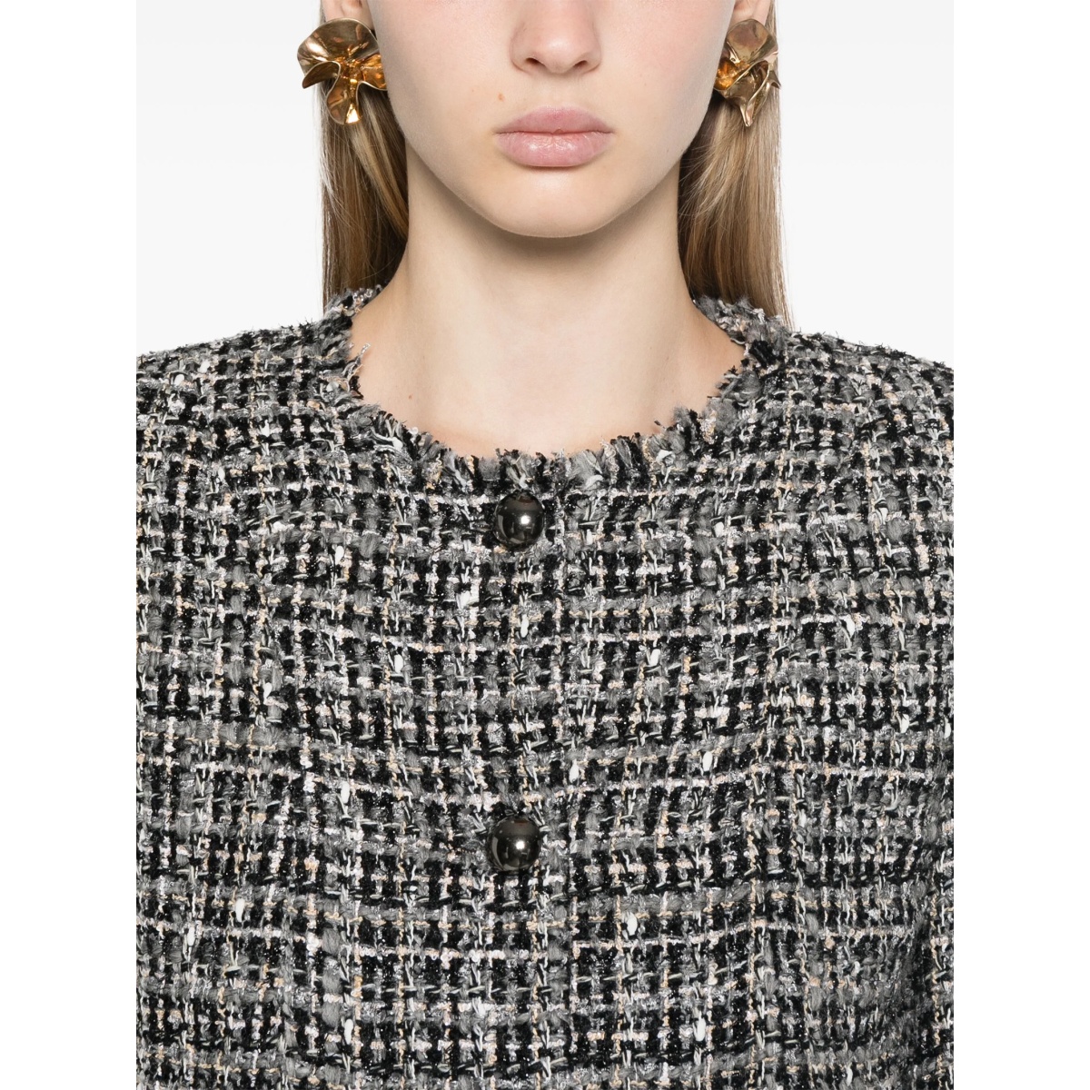 bouclé-design jacket - Img 4