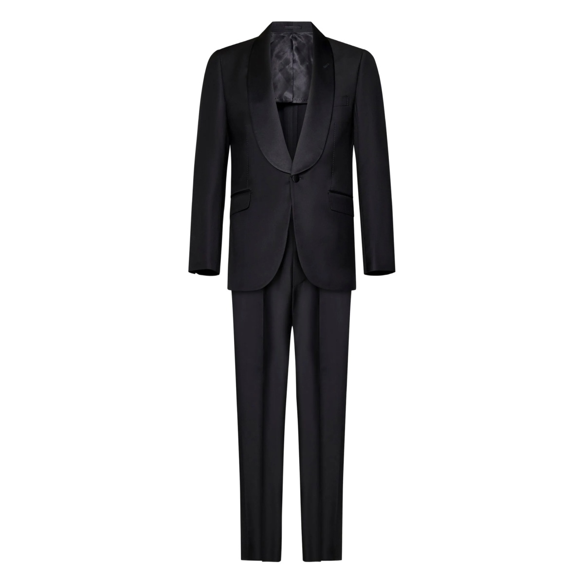 Brad Pitt single-breasted dinner suit