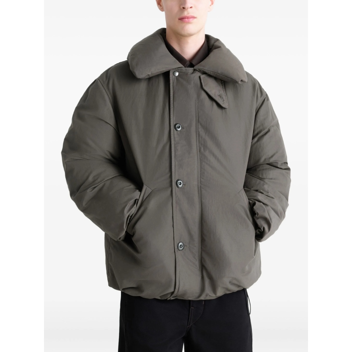bubble-collar puffer jacket - Img 3