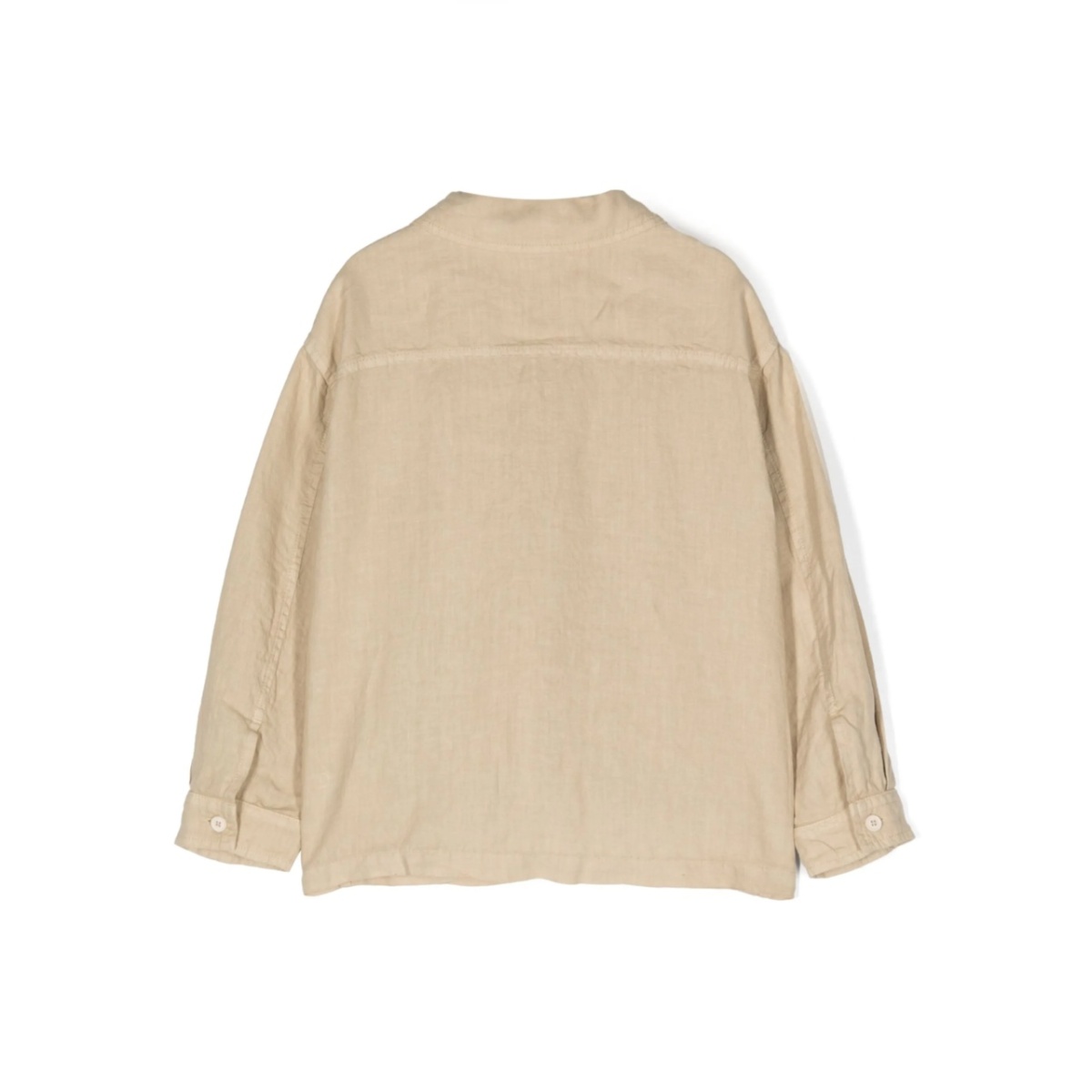 button-fastening linen shirt - Img 2