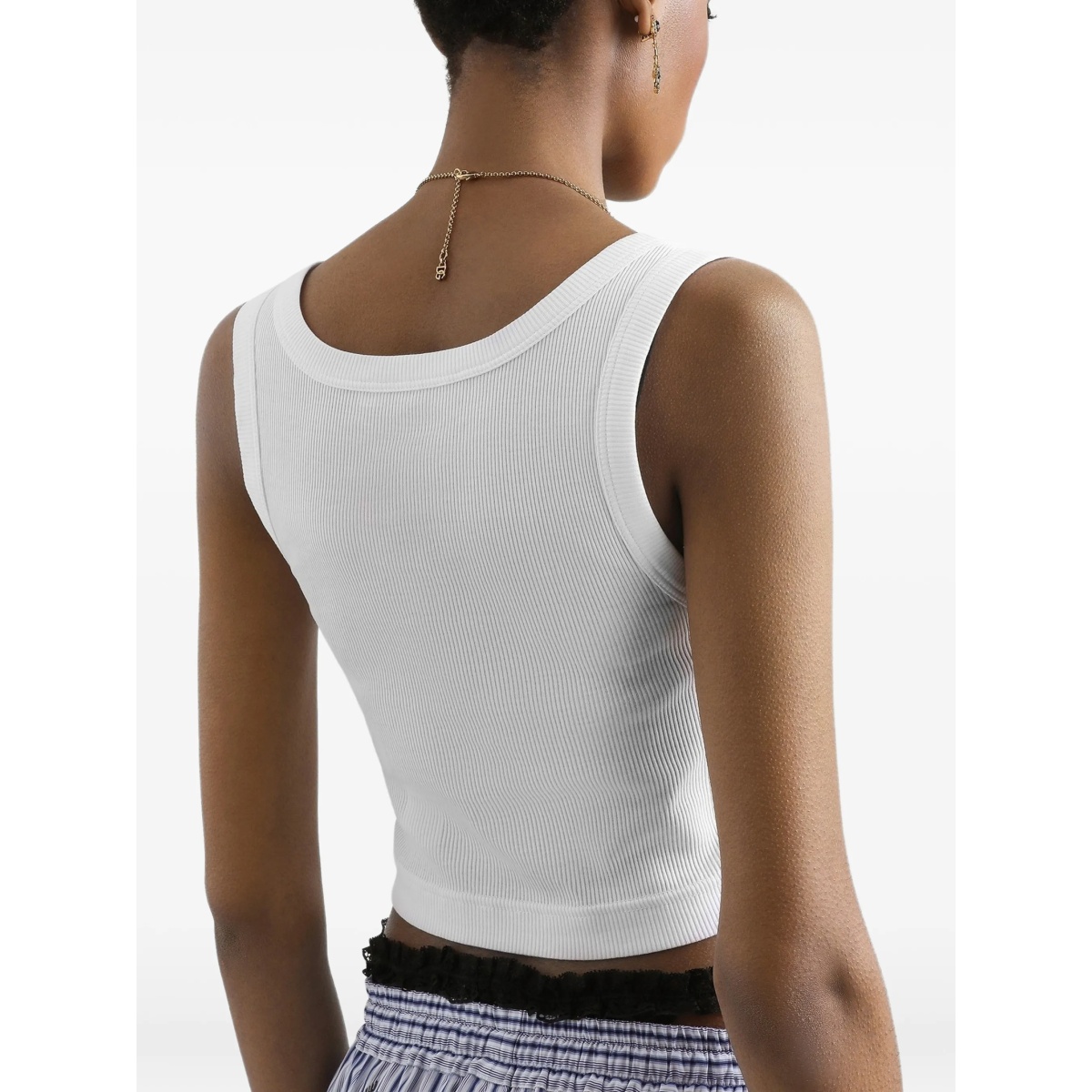 button ribbed tank top - Img 3