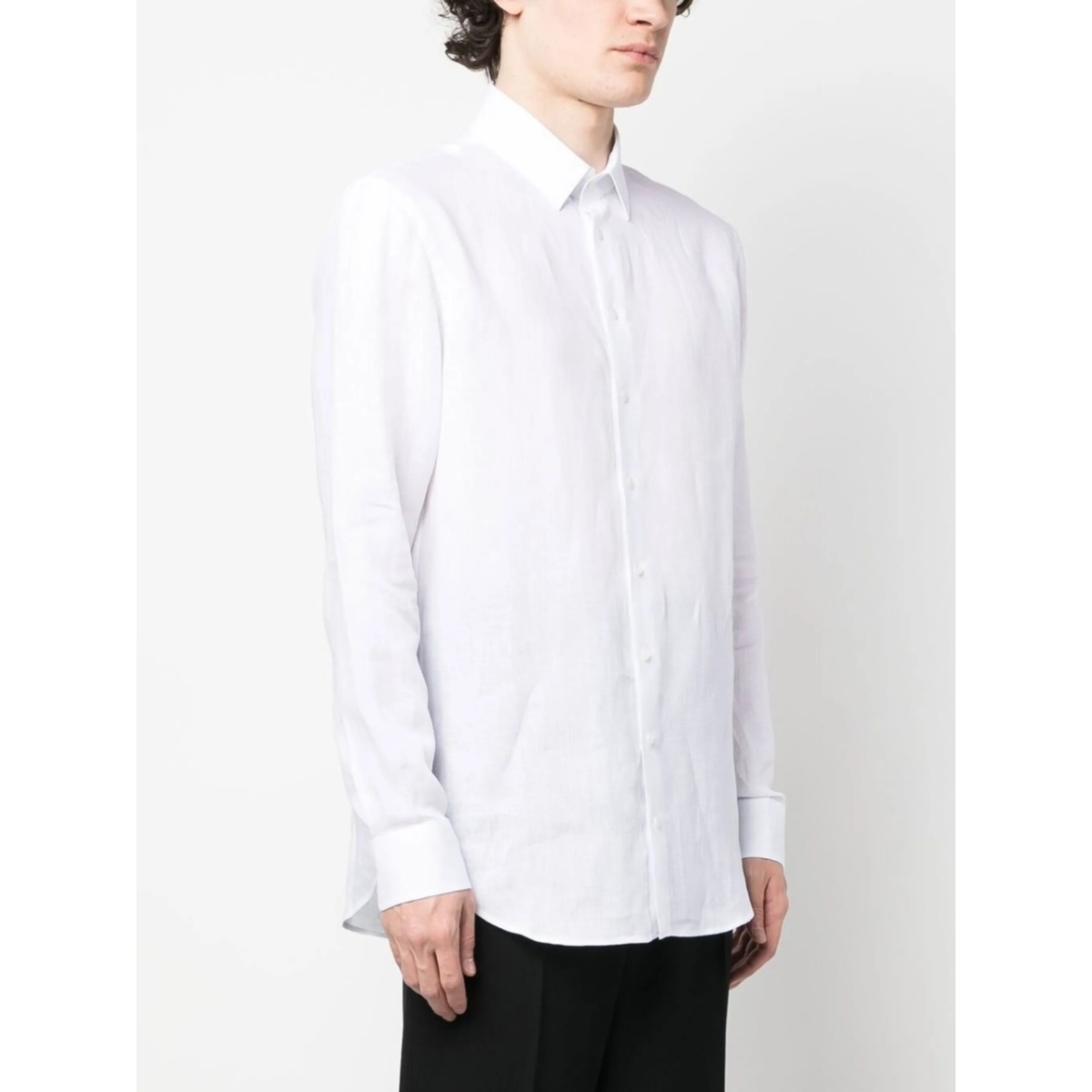 button-up linen shirt - Img 3