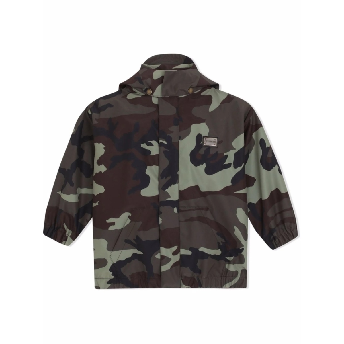 camouflage-print lightweight jacket